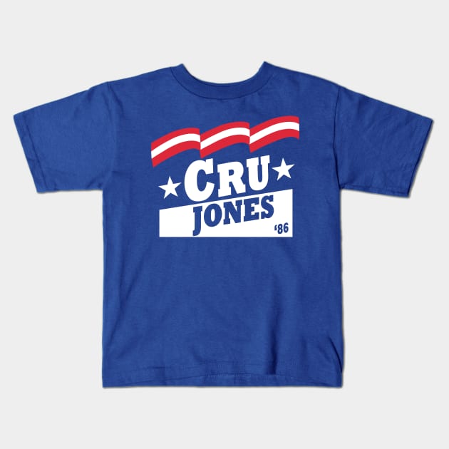 Cru Jones '86 Kids T-Shirt by CYCGRAPHX